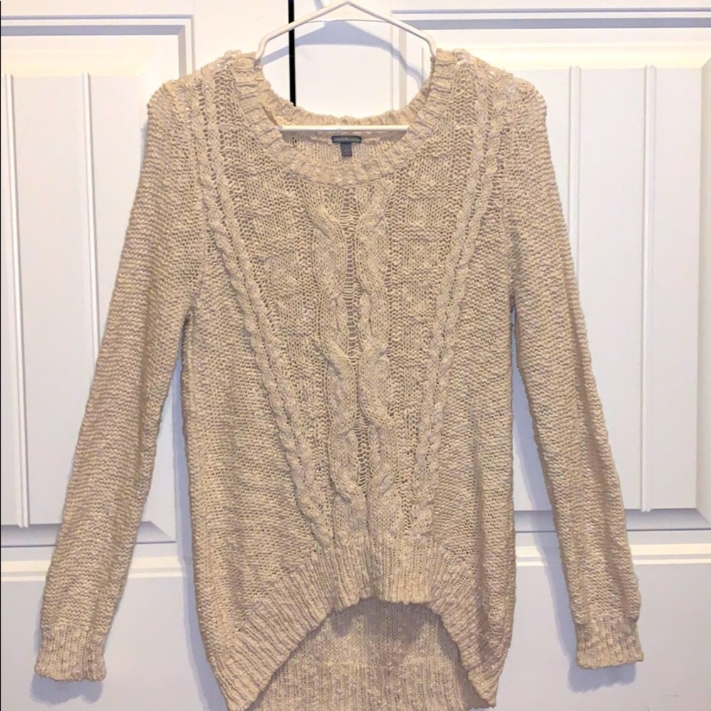 Cream sweater